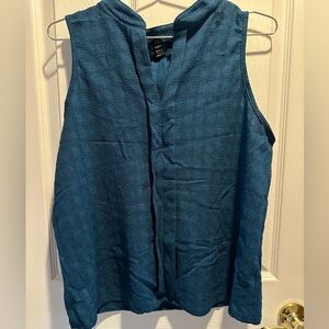 Teal Sleeveless Women's Top